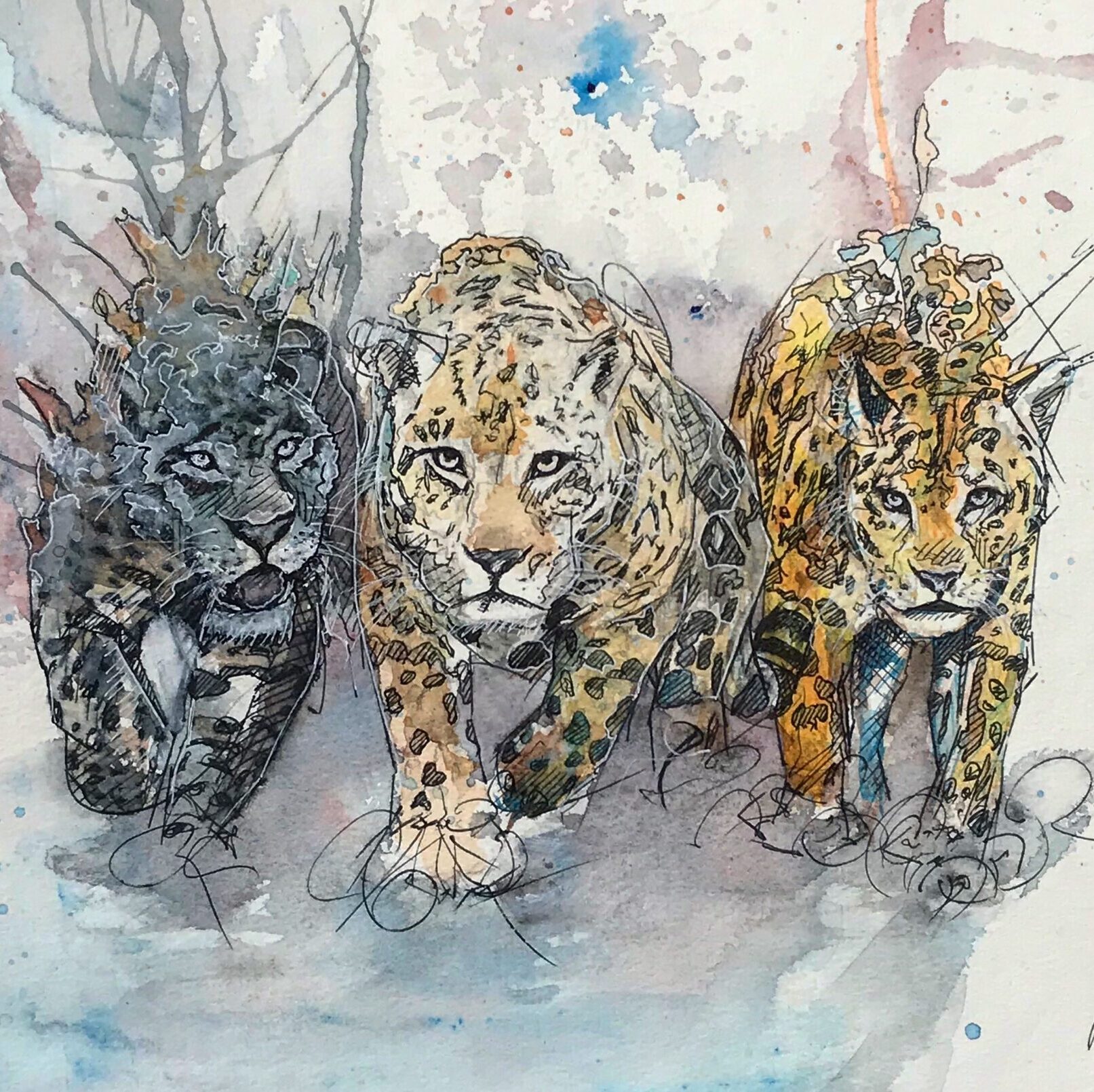 On The Prowl - Art by Luis Saldana